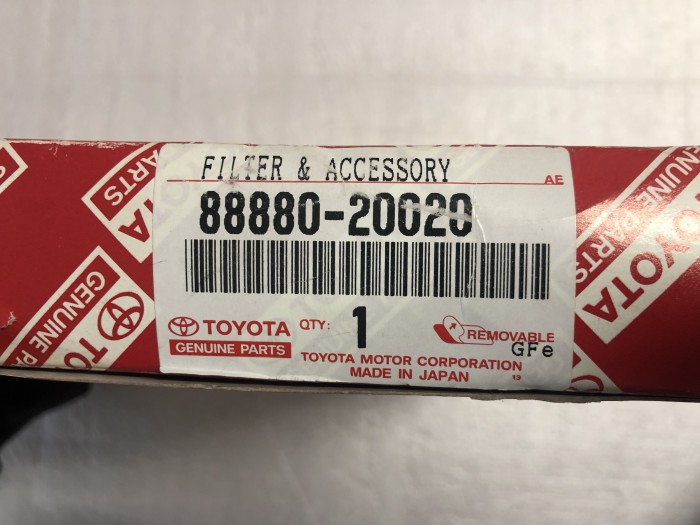 Фильтр салона TOYOTA 8888020020